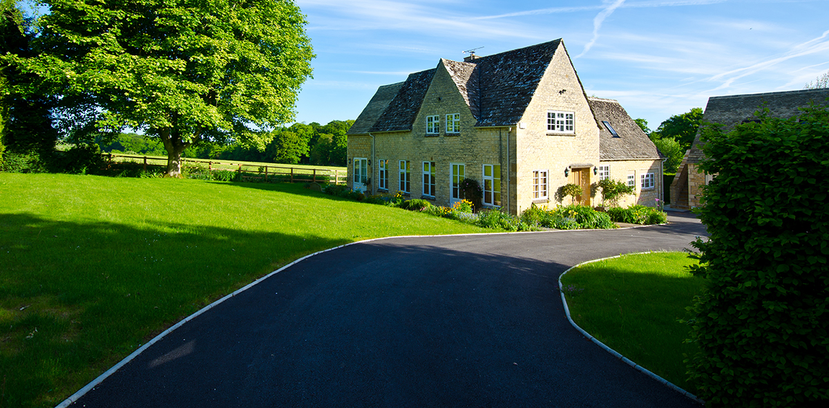 Large house in the country